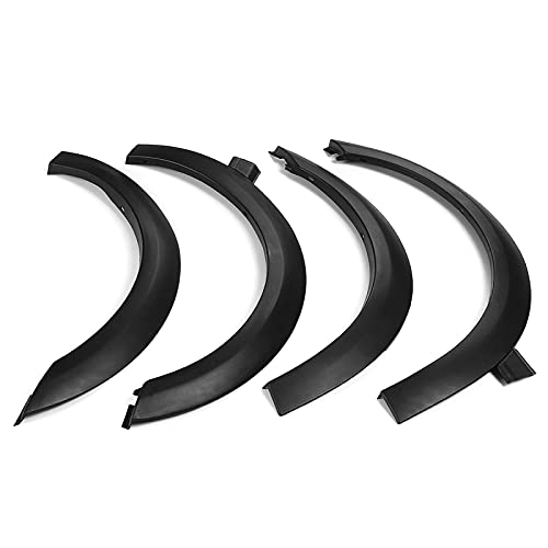 Rtyuiop para Fender Flares Univeasal, para Juego de molduras de Arco de Rueda de Coche, para VW Golf, para Jetta Cabrio MK3, Pegatina de Guardabarros de plástico ABS