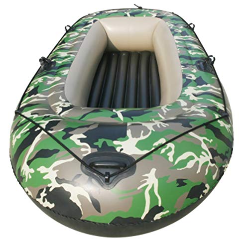 SHZJ 1 + 1 Persona Kayak Inflable, Accesorios para Kayak Paletas Carros Portaequipajes Cubierta De Ancla Correas De Correa Bomba Kit De Pesca Varilla Guantes