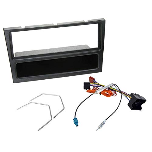 Sound way - Kit de Montaje Marco para Radio Adaptador 1 DIN Compatible con Opel Agila/Corsa/Omega/Vivaro/Astra/Vectra Sound way - Kit de Montaje Marco para Radio Adaptador 1 DIN Compatible con Opel Agila/Corsa/Omega/Vivaro/Astra/Vectra