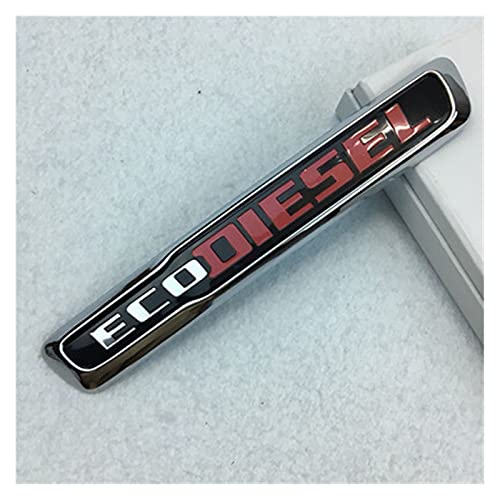 SYWY 1x 3D ABS Eco Diesel Ecodiesel Emblem Insignia Pegatina de Coche Turbo Calcomanías Compatible con Jeep Wrangler JK Renegade Compass Compatible con Chevrolet Cruz Calcomanías y Pegatinas SYWY 1x 3D ABS Eco Diesel Ecodiesel Emblem Insignia Pegatina de Coche Turbo Calcomanías Compatible con Jeep Wrangler JK Renegade Compass Compatible con Chevrolet Cruz Calcomanías y Pegatinas