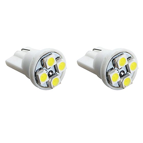T104W - Blanco SMD LED lámpara bombilla de repuesto luces de posición W5W T10 12V Numero de luz de la placa Interior de luz del coche 4xSMD LED T104W - Blanco SMD LED lámpara bombilla de repuesto luces de posición W5W T10 12V Numero de luz de la placa Interior de luz del coche 4xSMD LED