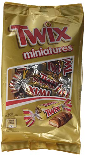 TWIX mini barritas chocolate con leche bolsa 130 gr