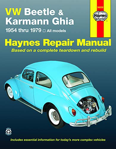 VW Beetle & Karmann Ghia (54 - 79) (Haynes Automotive Repair Manuals)