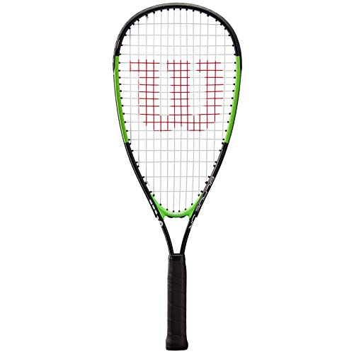 Wilson Blade Junior Raqueta de Squash para niños y jóvenes, Unisex, Negro/Verde, Talla Única Wilson Blade Junior Raqueta de Squash para niños y jóvenes, Unisex, Negro/Verde, Talla Única