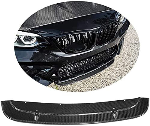 ZQADTU Ajuste para BMW M2 Coupe 2 Puertas 2016-2019 Fibra de Carbono CF alerón de Barbilla Frontal Divisor de Parachoques Kits de Cuerpo de Labio Delantero