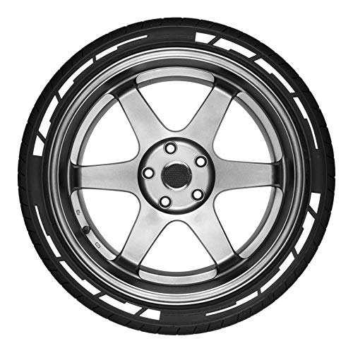 2020 nuevo 16 piezas pegatinas de neumáticos de coche pegatinas de neumáticos de coche de personalidad duradera pegatinas de estilo de rueda de llanta personalizadas para coche 4 colores disponibles
