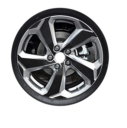 3D 4D Wheel Hub Pegatinas de fibra de carbono Modificación de la película de la rueda automática Película protectora para Toyota RAV4 RAV-4 2020 2019 Accesorios para automóviles Motocicleta Llantas