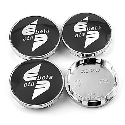 4pcs 61mm 56mm Etabeta Car Hub Center Caps Emblem Compatible con 2005 Legacy GT OEM 17in Wheels Rim Cover (Color : Chrome Silver)