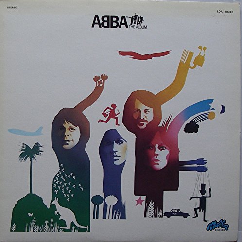 ABBA / THE ALBUM / 1977 / Bildhülle mit illustrierter ORIGINAL Text-Innenhülle / Melba DISQUES # LDA 20318 / Französische Pressung / 12" Vinyl Langspiel-Schallplatte /