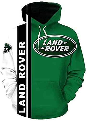 Alta gama personalizar Land-Rover 3D logo impresión digital suéter camisas moda deportes sudaderas otoño invierno manga larga sudadera con capucha para hombres mujeres S a 5XL ropa ropa