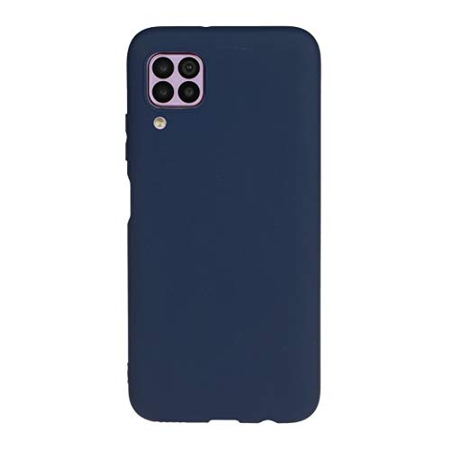 BEIJING ♋ PROTECTIVECOVER+ / for Huawei Nova 6 SE / P40 Lite/Nova 7i Caja de TPU ultral Delgada Coloreada con Escarcha, Fashion Phone Funda para Protector (Color : Azul)