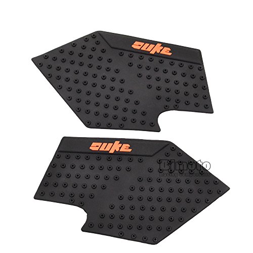 BJ mundial antideslizante adhesivo 3 m motocicleta tanque pad de tracción lateral rodilla agarre pantalla ajuste para KTM Duke 390 2013 – 2016, para KTM Duke 125/200 durante todo el año