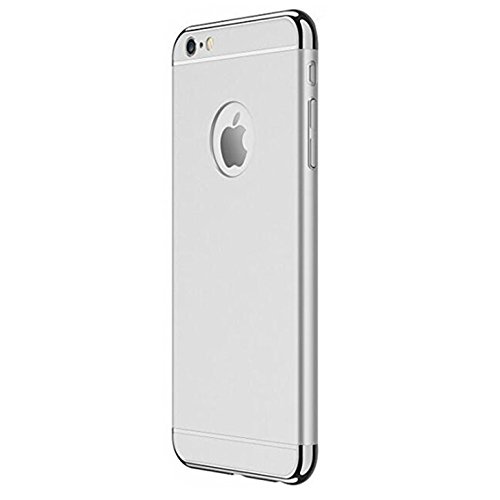 Caler Carcasa rígida para iPhone 6S Plus, PC 3 en 1, color negro, antigolpes, carcasa rígida para iPhone 6 Plus/6S Plus de 5,5 pulgadas (plateada) Caler Carcasa rígida para iPhone 6S Plus, PC 3 en 1, color negro, antigolpes, carcasa rígida para iPhone 6 Plus/6S Plus de 5,5 pulgadas (plateada)
