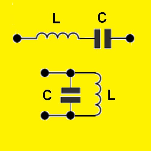Circuitos resonantes LC - Calculadora