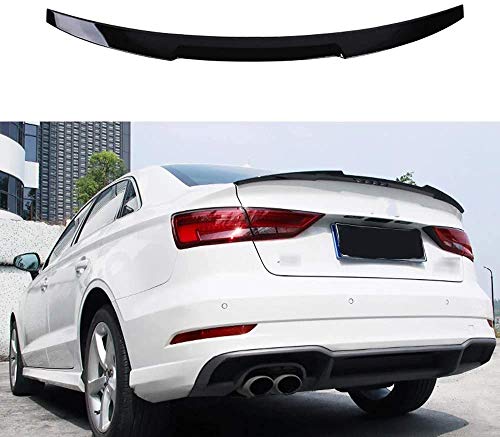 Coche ABS Fibra Carbono Alerón Trasero, para Audi A3 A3L 2014-2018 Trasero Techo Maletero Spoiler Cola Lip Spoiler Coche ABS Fibra Carbono Alerón Trasero, para Audi A3 A3L 2014-2018 Trasero Techo Maletero Spoiler Cola Lip Spoiler