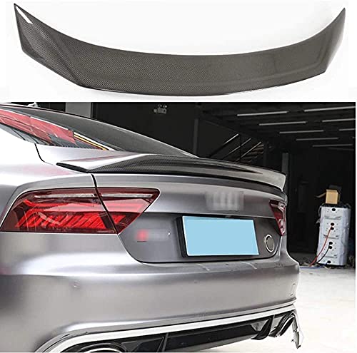 Coche ABS Fibra Carbono Alerón Trasero, para AUDI A7 S7 RS7 2013-2016 Trasero Techo Maletero Spoiler Cola Lip Spoiler