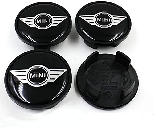 Coche Llantas Tapacubos Centrales Tapas para MINI Cooper JCW One R55 R56 R60 Countryman R61, ProteccióN Contra El óXido Accesorios Coche Llantas Tapacubos Centrales Tapas para MINI Cooper JCW One R55 R56 R60 Countryman R61, ProteccióN Contra El óXido Accesorios