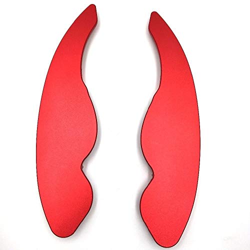Coche Volante Volante de aluminio Mayúspes de remolque Cambieders Ajuste para Land Rover Range Rover Evoque Discovery Sport Jaguar XF XJ XJL Decorativos para coche (Color : Red) Coche Volante Volante de aluminio Mayúspes de remolque Cambieders Ajuste para Land Rover Range Rover Evoque Discovery Sport Jaguar XF XJ XJL Decorativos para coche (Color : Red)