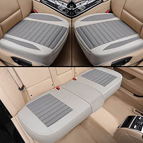 Cubierta del asiento del automóvil, estaciones de cojín de lino Transpirable universal para la mayoría de las cuatro puertas Sedan & SUV Ultra-Luxury Car Ferremention Full Rice ( Color Name : Gold ) Cubierta del asiento del automóvil, estaciones de cojín de lino Transpirable universal para la mayoría de las cuatro puertas Sedan & SUV Ultra-Luxury Car Ferremention Full Rice ( Color Name : Gold )