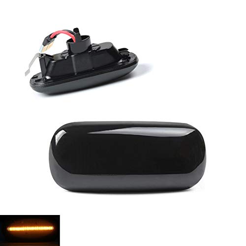 DoLED - Intermitentes laterales LED, color negro ahumado