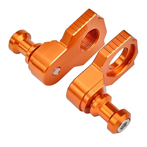 DShanLa Slider del Bloque de Eje para k.t.m 690 950 990 1050 1090 1190 1290 Duke Enduro Supermoto RC8 RC8R Super Adventure R S T AV Husqvarna 701 DShanLa (Color : Orange)