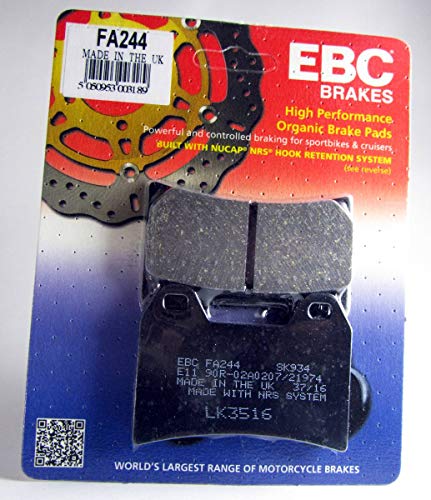 EBC FA244 - Pastillas de Freno compatibles con KT-M LC4-E 640 SMC 625 660 Super Adventure 1290 Supermoto 690