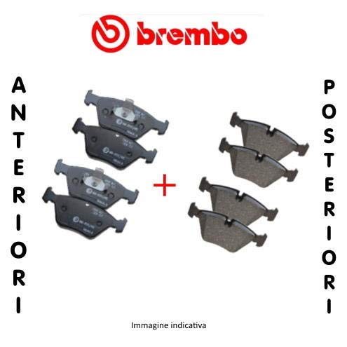 Ecommerceparts 9145375088435 - Juego de 4 pastillas de freno delanteras + kit de 4 pastillas de freno traseras ECP (Brembo) Ecommerceparts 9145375088435 - Juego de 4 pastillas de freno delanteras + kit de 4 pastillas de freno traseras ECP (Brembo)