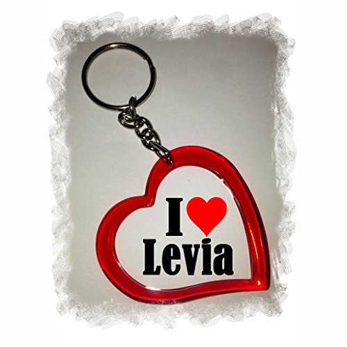EXCLUSIVO: Llavero del corazón "I Love Levia" , una gran idea para un regalo para su pareja, familiares y muchos más! - socios remolques, encantos encantos mochila, bolso, encantos del amor, te, amigos, amantes del amor, accesorio, Amo, Made in Germany.