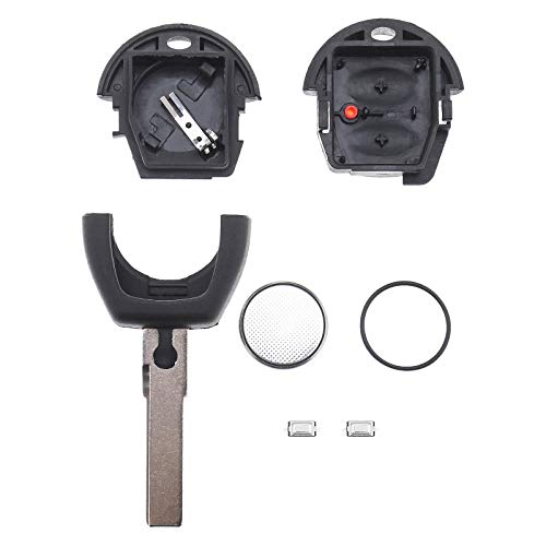 Funda para llavero con mando a distancia de 2 botones, kit de reparación adecuado para llaves de coche Funda para llavero con mando a distancia de 2 botones, kit de reparación adecuado para llaves de coche