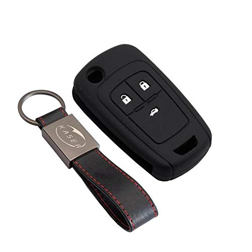 Funda Silicona para Chevrolet Opel – Carcasa Llaveros 3 Botones para Coche Vectra Astra Tigra Corsa Mokka Aveo Cruzer Spark Captive Cover Case Protección Remoto Mando Auto (Negro) Funda Silicona para Chevrolet Opel – Carcasa Llaveros 3 Botones para Coche Vectra Astra Tigra Corsa Mokka Aveo Cruzer Spark Captive Cover Case Protección Remoto Mando Auto (Negro)