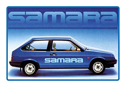 generisch Cartel de Chapa 30 x 20 cm Lada Samara Auto Garaje Taller Metal Cartel Tin Sign