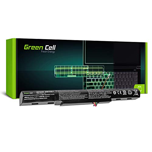 Green Cell Batería Acer AS16A5K AS16A7K AS16A8K para Acer Aspire E15 E5-575 E5-575G E5-575T E5-575TG E5-553 E5-553G F15 F5-573 F5-573G F5-573G-52M7 F5-573G-574E E17 E5-774 E5-774G E5-575T-58WH