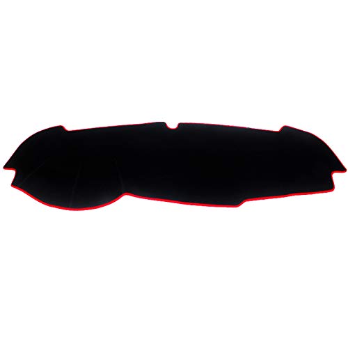 HAZYJT Cubierta protectora para salpicadero de coche, evita la plataforma de instrumentos, cubierta de alfombras, accesorio para Kia Sportage 4 2016 2017 2018 2019 2020, color rojo
