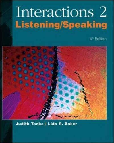 Interactions/Mosaic, 4th Edition - Interactions 2 (Low Intermediate to Intermediate) - Listening/Speaking Instructor's Manual: Bk. 2