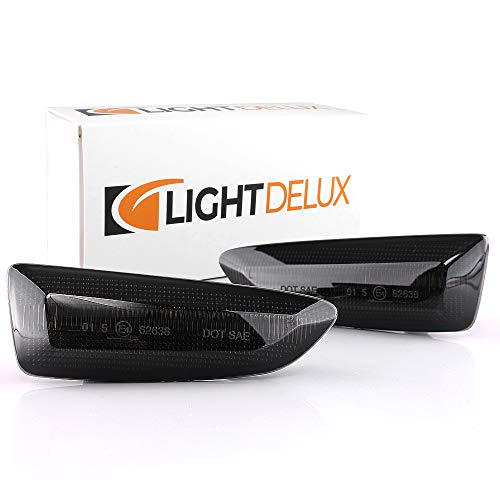 Intermitente LED lateral dinámico con certificado E Black Vision V-171904LG