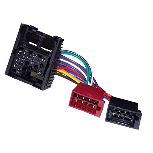 IOUVS Car Stereo Radio ISO Adaptador de Enchufe del cableado del Cable Conector del arnés del Telar en Forma for el Land Rover Defender Discovery 2 Freelander Rover IOUVS Car Stereo Radio ISO Adaptador de Enchufe del cableado del Cable Conector del arnés del Telar en Forma for el Land Rover Defender Discovery 2 Freelander Rover