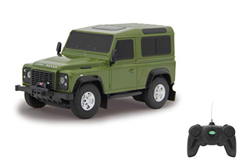 Jamara 405154 - Land Rover Defender 1:24 Verde– Licencia Oficial