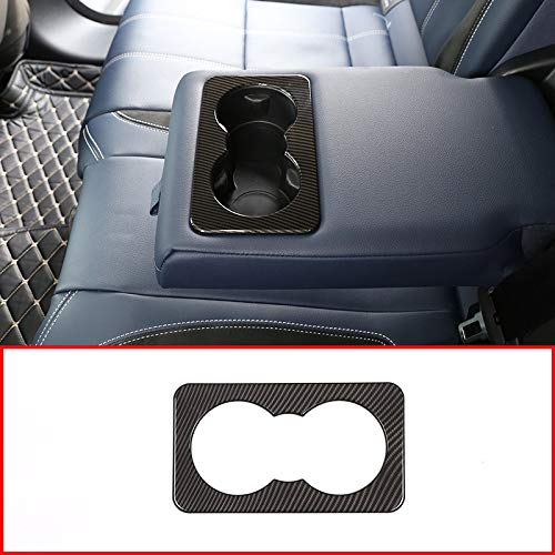 JIERS Para Land Rover Range Rover VELAR 2017, Car Styling Rear Row Cup Holder Cover Trim Interior Accessories