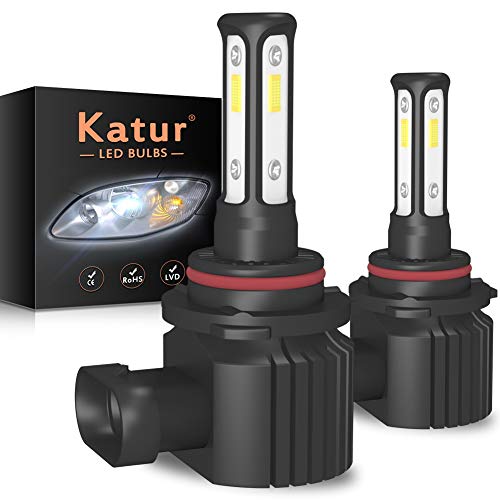 KATUR 9006 HB4 Luz antiniebla LED de 3 Lados Shinning 3570 Chips Canbus 100W 3000 LM Reemplace para Conducir Durante el día Corriendo DRL o Luces antiniebla, 6000K Xenon White-2 años de garantía KATUR 9006 HB4 Luz antiniebla LED de 3 Lados Shinning 3570 Chips Canbus 100W 3000 LM Reemplace para Conducir Durante el día Corriendo DRL o Luces antiniebla, 6000K Xenon White-2 años de garantía