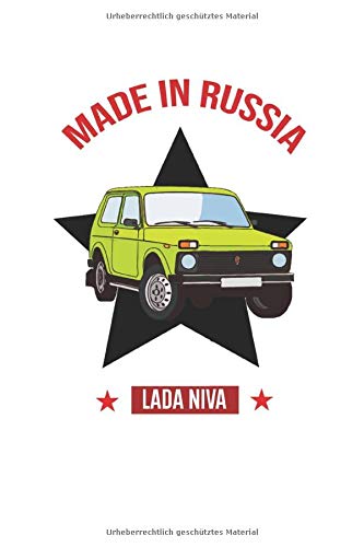Lada Niva VAZ 2121 Notebook: Perfektes Lada Niva Geschenk für jeden Fan Notizbuch Notebook Geschenkidee