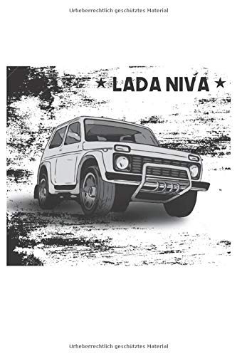 Lada Niva VAZ - 2121: Schönes Notizbuch für jeden Lada Fan genau das richtige Geschenk