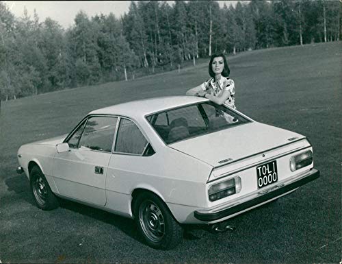 Lancia Beta Coupe - Vintage Press Photo