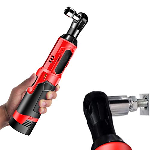 Llave De Trinquete Electrico, Portátil Llave De Impacto Con Luces LED Y Maletín De Plástico 25V 450Nm,Cabeza Cuadrada De 3/8", Kit De Trinquete Inalámbrico Para Reparación De Equipos,Lithium battery*2 Llave De Trinquete Electrico, Portátil Llave De Impacto Con Luces LED Y Maletín De Plástico 25V 450Nm,Cabeza Cuadrada De 3/8", Kit De Trinquete Inalámbrico Para Reparación De Equipos,Lithium battery*2