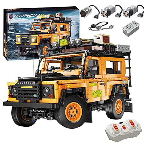 LYCH Control remoto para Land Rover Defender, 2126 bloques de construcción 4 x 4, todoterreno, compatible con Lego Technic