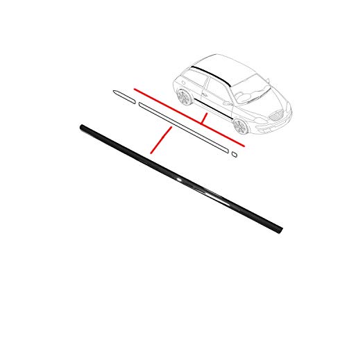 Moldura de puerta delantera derecha cromada para Lancia Ypsilon del 10/2006 al 02/2011 Moldura de puerta delantera derecha cromada para Lancia Ypsilon del 10/2006 al 02/2011
