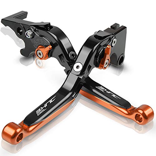 Motocicleta CNC Adjustable Palanca de Embrague de Freno para KTM Duke 790 2018 2019-Negro+Negro+Naranja+Naranja Motocicleta CNC Adjustable Palanca de Embrague de Freno para KTM Duke 790 2018 2019-Negro+Negro+Naranja+Naranja