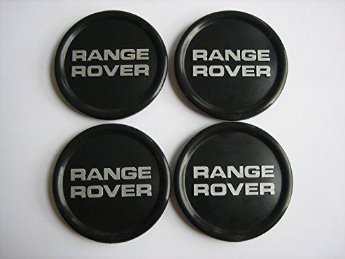 Original Range Rover Classic negro rueda centro tapa conjunto de 4