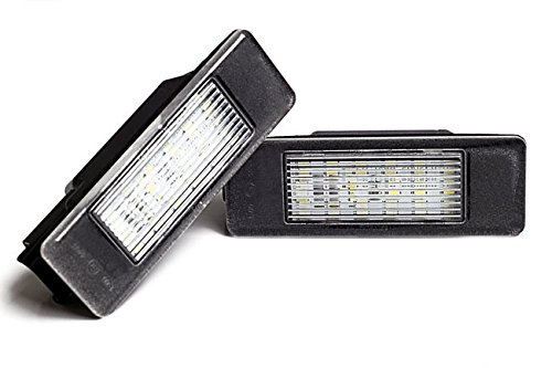 Peugeot 106 1007 207 307 308 407 508 SET Luces Matrícula LED Plafones matrícula Peugeot 106 1007 207 307 308 407 508 SET Luces Matrícula LED Plafones matrícula