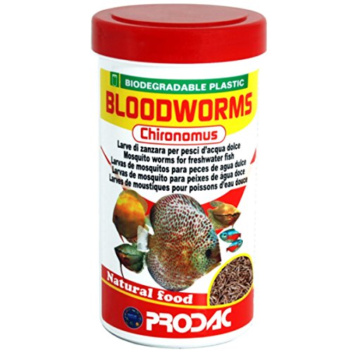 prodac BLOODWORMS CHIRONOMUS Larvas Rojas de Mosquito 250ml 20gr