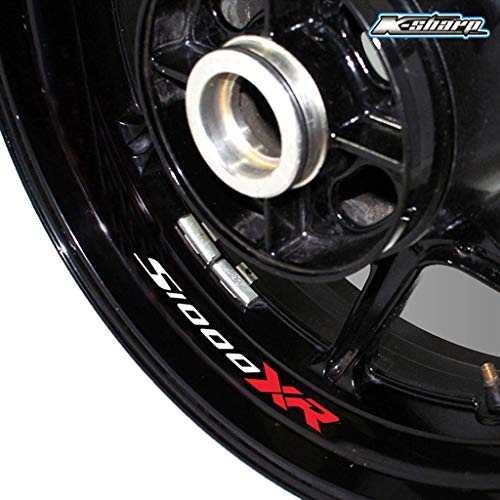 psler Neumático de la motocicleta reflectante creativo pegatina Etiqueta de llanta de rueda para S1000XR